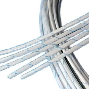 Espagueti de fibra de vidrio siliconado 10 mm 180 °C