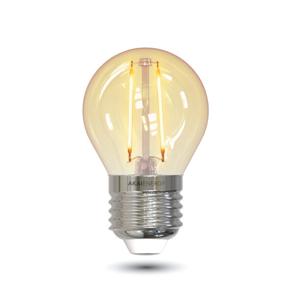 Lámpara LED Vintage Gota Ámbar 4W E27 Dimerizable