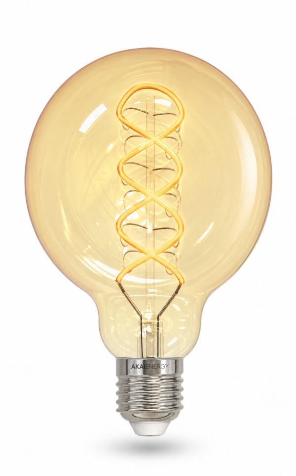 AKA3356-1.jpg Lámpara LED Vintage Globo Ámbar 4W E27 Dimerizable