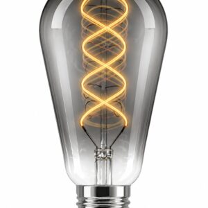 Lámpara LED Vintage Pera Humo 4W E27 Dimerizable