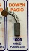 Juego de carbones 6x9x22 mm