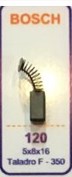 Juego de carbones 5x8x16 mm