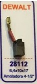Juego de carbones 6,4x10x17 mm