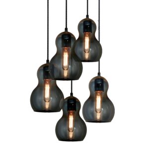 Colgante 4 Globos Negro