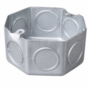 Caja Octogonal Grande de Chapa