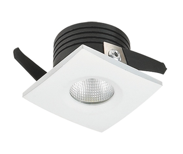 Spot Embutir LED Cuadrado 3W Blanco