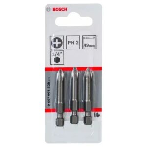 Punta Phillips Bosch PH2 x 49 mm (Pack x3)