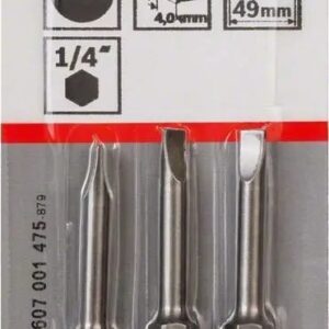 Punta Plana Bosch PL3.0 x 49 mm (Pack x3)
