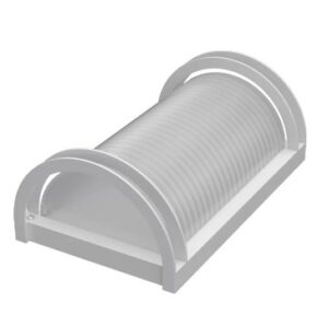 Aplique Tortuga Ecco Plástica E27 Blanca