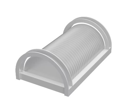 Aplique Tortuga Ecco Plástica E27 Blanca