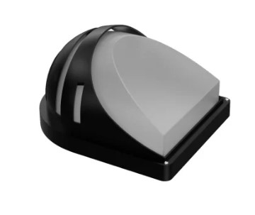 Aplique Tortuga Pola Plástica E27 Negra