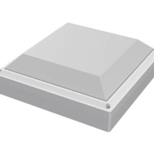 Aplique Tortuga Cuadrada E27 Blanca