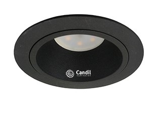 Spot de Embutir Orson GU10 Negro