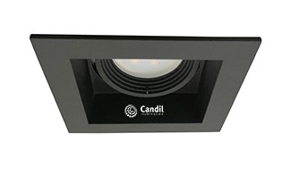 Spot de Embutir Truman GU10 Negro