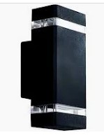 Aplique de Fachada Mao II 2xGU10 Negro