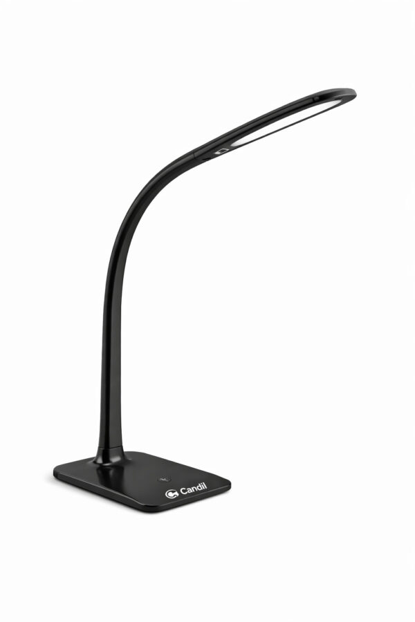 Lámpara de Escritorio Flip LED 7W 3000K Negra con Dimmer
