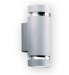 Aplique de Fachada Oda II 2xGU10 Gris