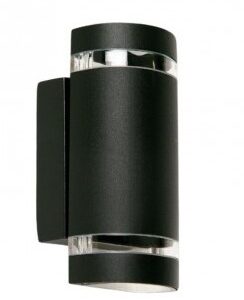 Aplique de Fachada Oda II 2xGU10 Negro