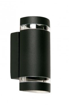 Aplique de Fachada Oda II 2xGU10 Negro