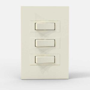 Tapa Siglo XXI 3 Módulos Blanca