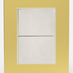 Tapa Bauhaus con Distanciador Oro