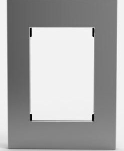 Tapa Bauhaus con Distanciador Plata