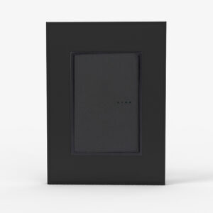 Tapa Bauhaus 4 Módulos Vidrio Negro