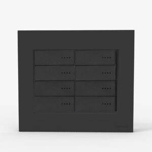 Tapa Bauhaus 8 Módulos Gris