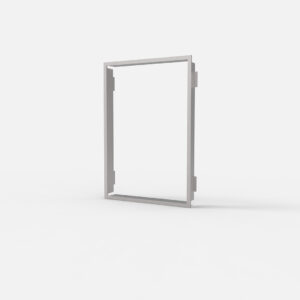 Ribete Bauhaus Aluminio para 4 Módulos