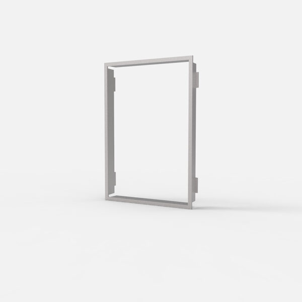 Ribete Bauhaus Aluminio para 4 Módulos