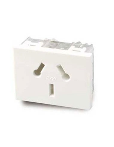 Tomacorriente Combinado Blanco