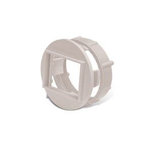 Adaptador Circular 2 Módulos Blanco