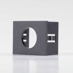 Caja de Alojamiento para Pulsador 22 mm Gris