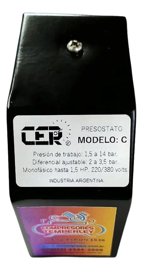 CERC-1.jpg Presostato 1,5-15 Bar 1,5 HP 2 Polos