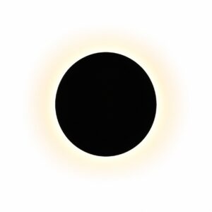 Aplique de Pared Neon S 9 W Negro