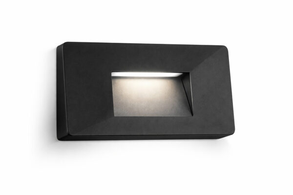 Aplique de Pared Walk LED 2W Negro 3 Temperaturas