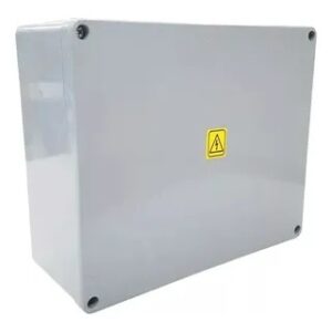 Caja de Aluminio 300x300x100 mm Pintada Gris