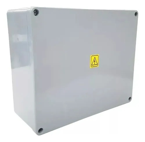 Caja de Aluminio 400x300x150 mm Pintada Gris
