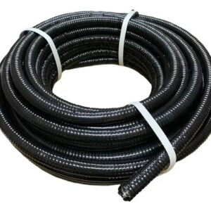 Caño Metálico Flexible Negro 1"