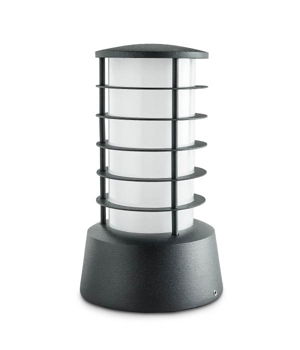 DETD100-2GP-1.jpg Faro Bajo Louver Gris Plata