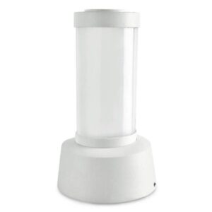 Faro Bajo Solo Acrílico E27 Negro