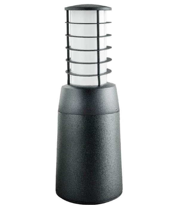 DETD101-2GR-1.jpg Faro Torre con Louver E27 Grafito
