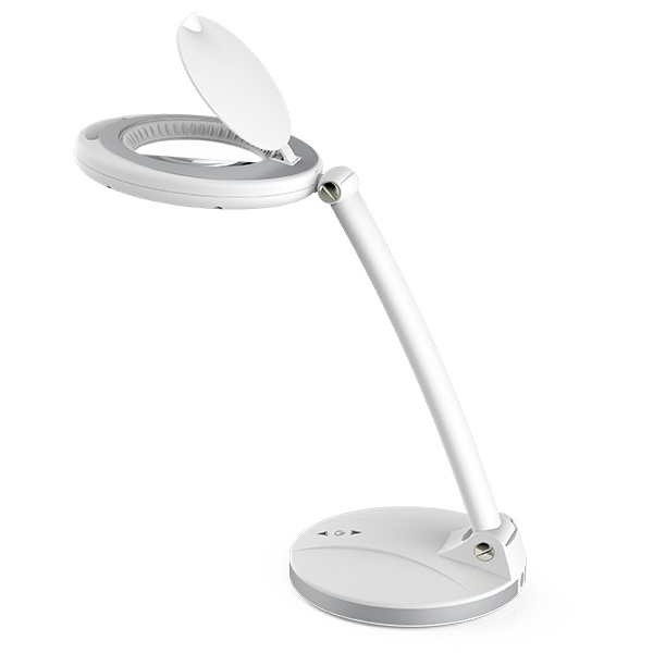 Velador LED 6 W Blanco con Lupa