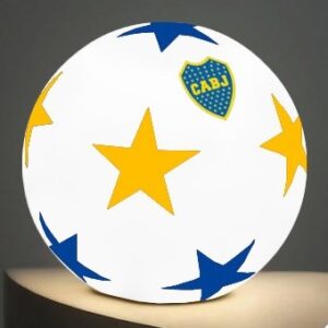 Lámpara Decorativa Pelota de Fútbol Boca Juniors 25 cm