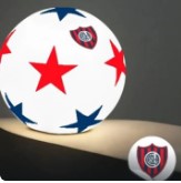 Lámpara Decorativa Pelota de Fútbol San Lorenzo 35 cm