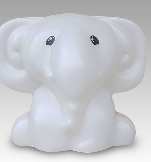 Lámpara Decorativa Elefante Trompita 30 cm