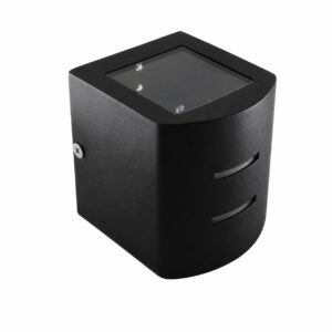 Artefacto con Raja y Lente de Vidrio G9 Negro