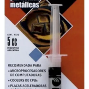 Grasa Disipadora con Metal Jeringa 5 cc