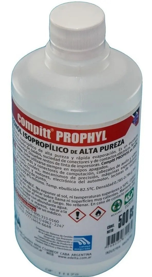 Compitt Prophyl Alcohol Isopropílico 500 cc