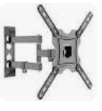 Soporte TV Doble Brazo 23" a 65" hasta 30 kg